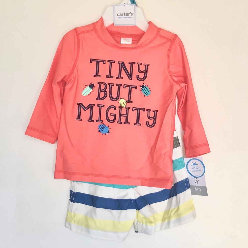 NWT Carter's Baby Rashguard 6 Months